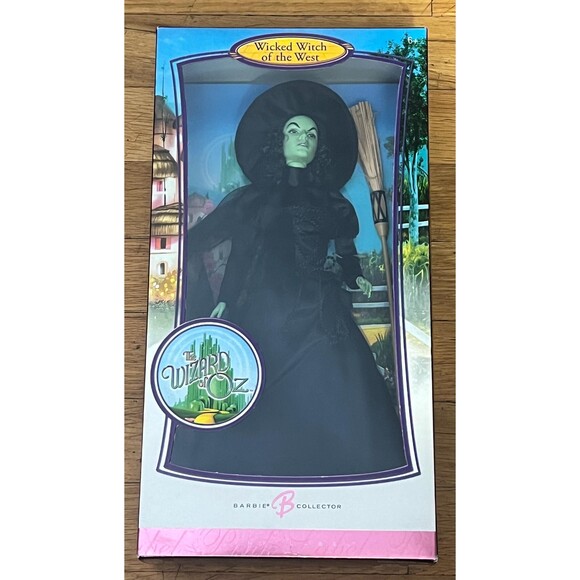 Wizard of Oz Wicked Witch of the West Barbie Doll (K8685) new displayed in case - Picture 1 of 3